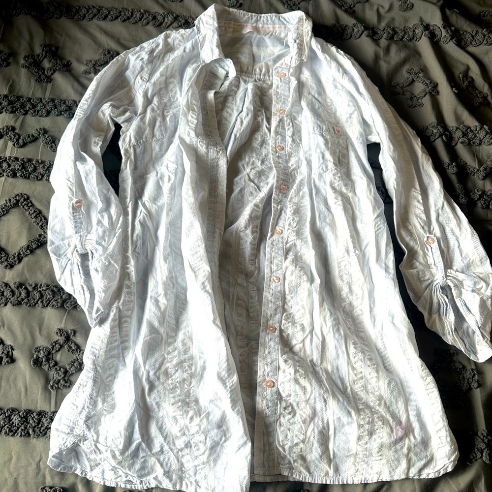 Victorias Secret Button Down Sleep Shirt